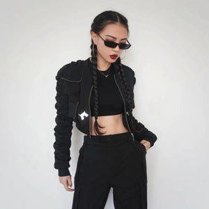 Techwear Crop Jacket