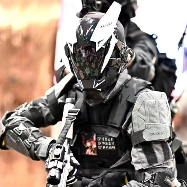 Warrior Cyberpunk Helmet | CYBER TECHWEAR®