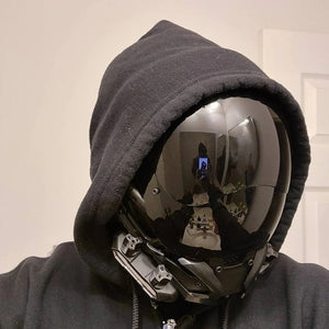 Cyberpunk Hide Helmet | CYBER TECHWEAR®