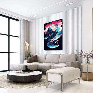 Cyberpunk Knowledge Canvas Print