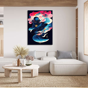 Cyberpunk Knowledge Canvas Print