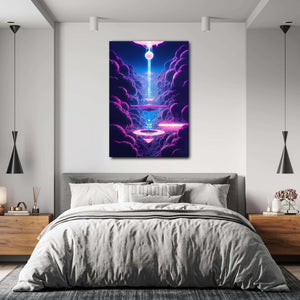 Cyberpunk City Canvas -Techwear Art | CYBER TECHWEAR®