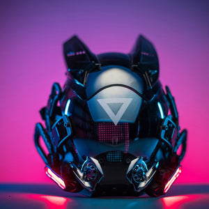 Police Cyberpunk Helmet | CYBER TECHWEAR®
