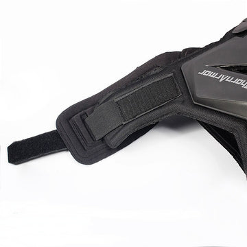 Asymmetric Cyber Vest with High Collar and Pockets