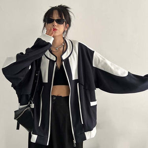 Dark Blue Techwear Jacket