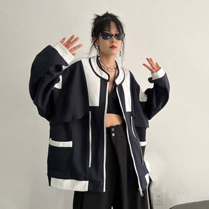 Dark Blue Techwear Jacket