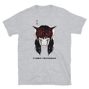 Devil Female Cyberpunk T Shirt
