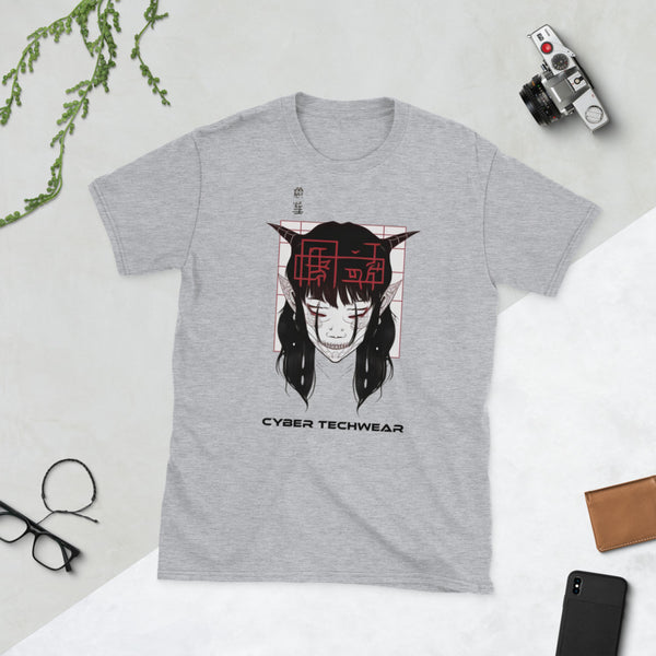 Devil Female Cyberpunk T Shirt