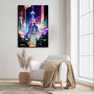 DMT City Cyberpunk Art | CYBER TECHWEAR®