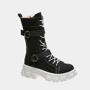 Schwarze Boots Techwear