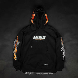 Embroidered Hoodie Tech Wear