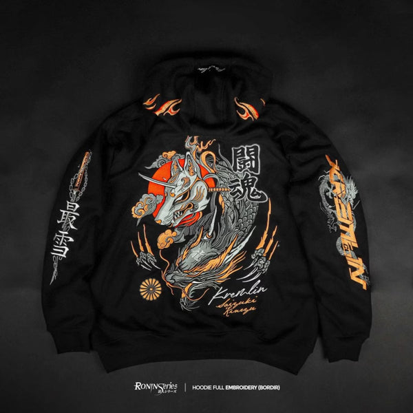 Embroidered Hoodie Tech Wear
