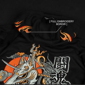 Embroidered Hoodie Tech Wear