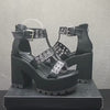 Black Techwear Sandals