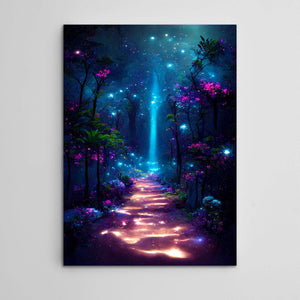 Forest Fantasy Canvas Print - Trippy Art | MusaArtGallery™