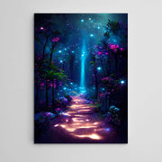 Fantasy Forest Cyberpunk Art