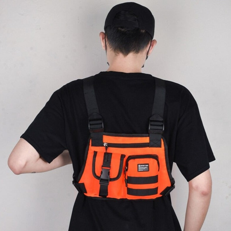 Tech Rig Bag Orange Chest Rig Bag