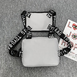 Grey Large Chest Bag