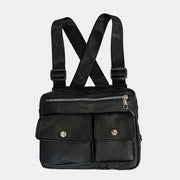 PU Leather Chest Bag