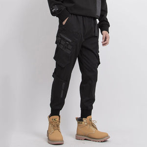 Black Tech Wear Pants