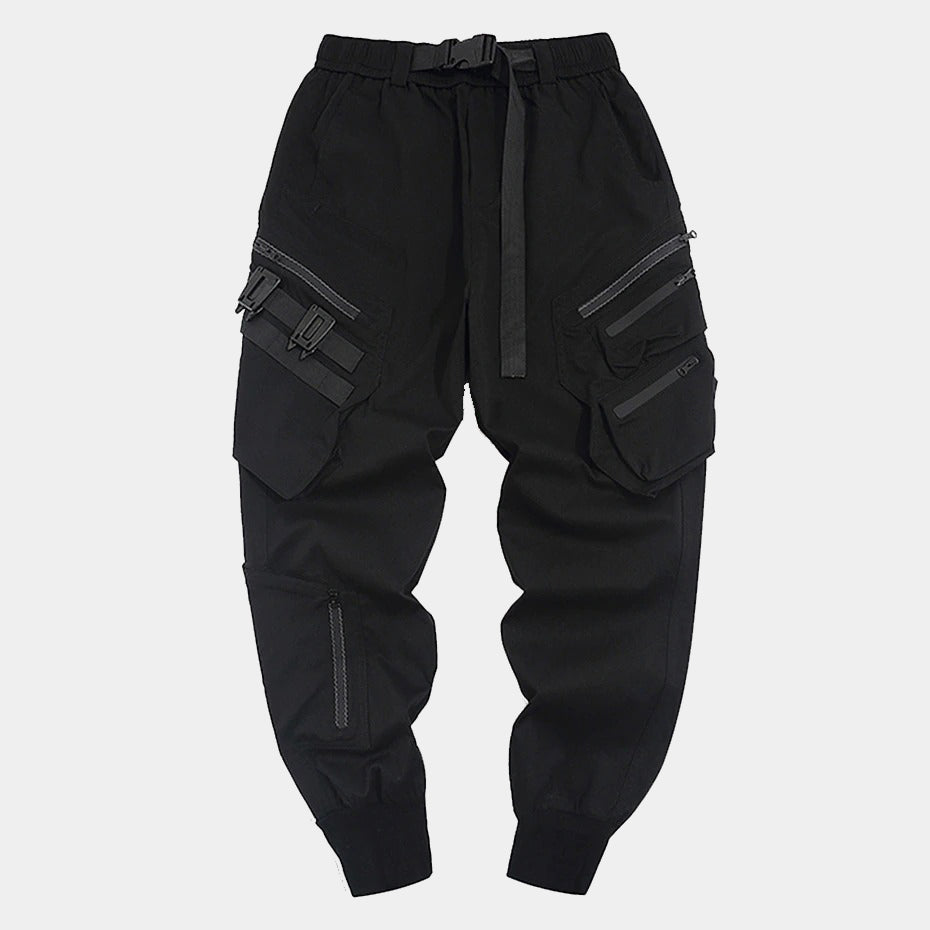 Black Tech Wear Pants | CYBER TECHWEAR®