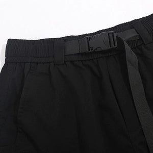 Black Tech Wear Pants