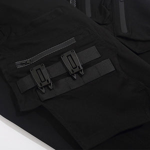 Black Tech Wear Pants