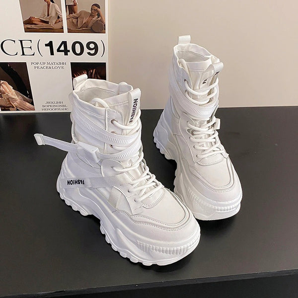 Tech Wear Boots White
