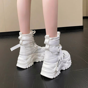 Tech Wear Boots White