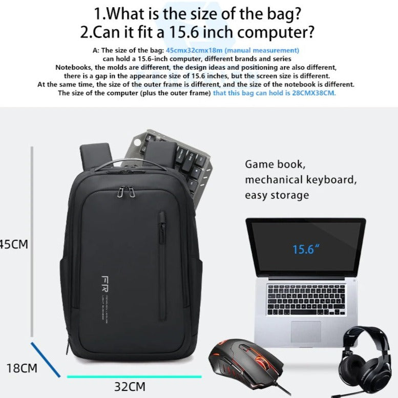 Cool Futuristic Backpack | CYBER TECHWEAR®