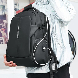 Black Futuristic Backpack