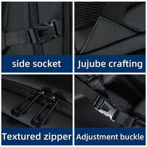 Black Futuristic Backpack