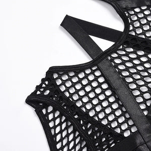 Fishnet TechWear Bodysuit | CYBER TECHWEAR®