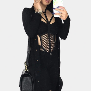 Fishnet cyberpunk Bodysuit