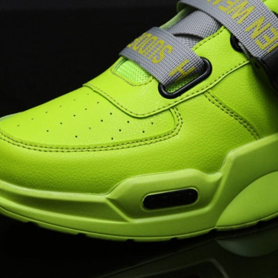 Fluorescent Techwear Sneakers