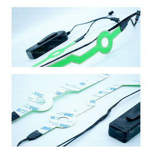 Green Cyberpunk Helmet Glow Lamp | CYBER TECHWEAR®