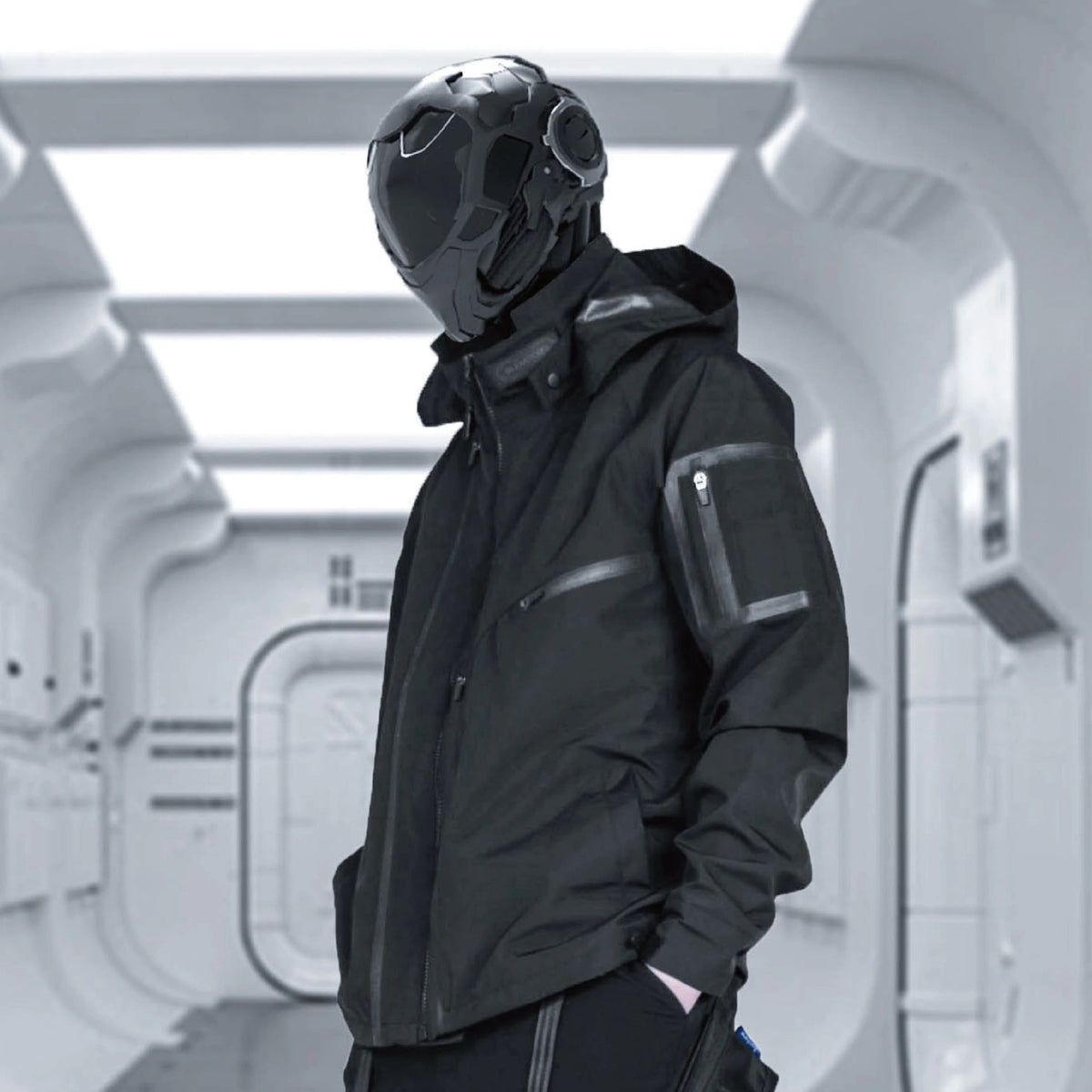 Techwear Rain Jacket | CYBER TECHWEAR®