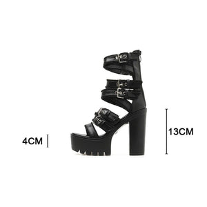 Goth Techwear Sandals