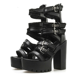 Goth Techwear Sandals