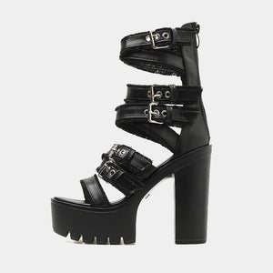 Goth Techwear Sandals