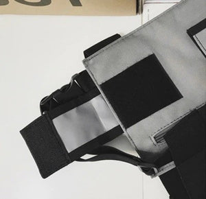 Gray Chest Bag | CYBER TECHWEAR®