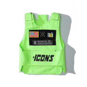 Green Techwear Vest | CYBER TECHWEAR®