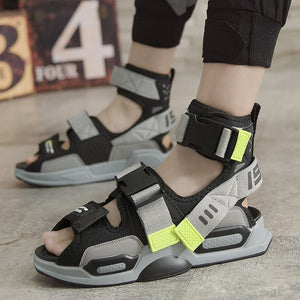 Grey Techwear Sandals