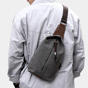 Grey Techwear Sling Bag