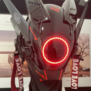  Cyberpunk Biker Helmet | CYBER TECHWEAR®