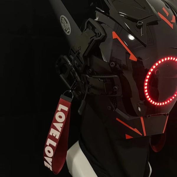  Cyberpunk Biker Helmet | CYBER TECHWEAR®