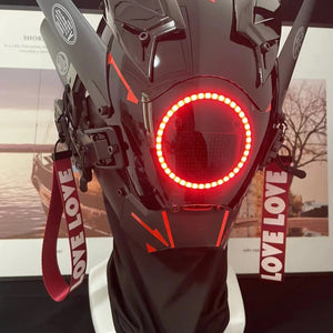  Cyberpunk Biker Helmet | CYBER TECHWEAR®