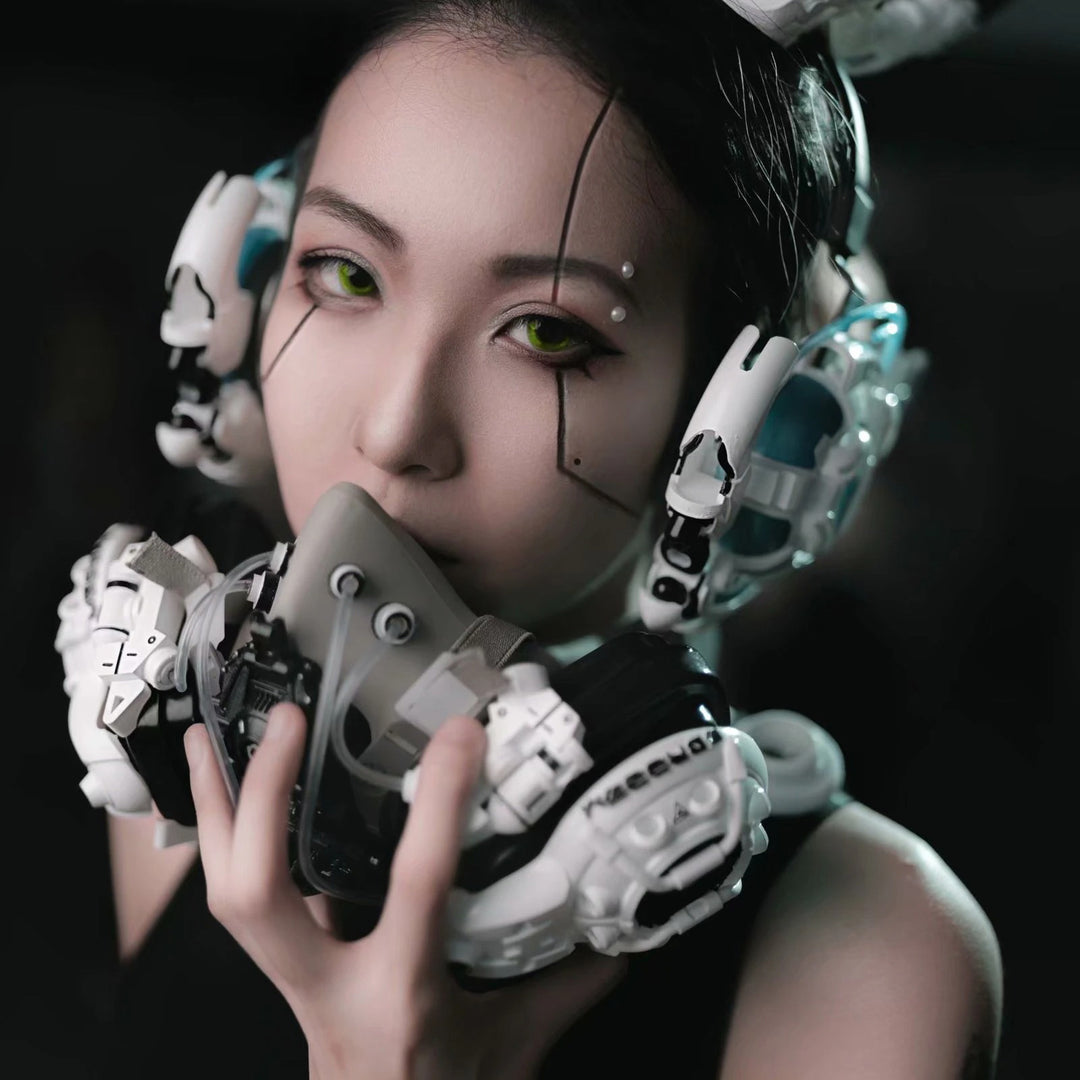 Loading image: Cyberpunk Mask White