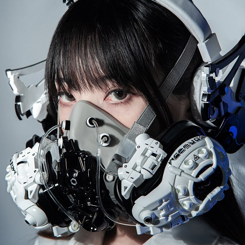 Cyberpunk Mask White | CYBER TECHWEAR®