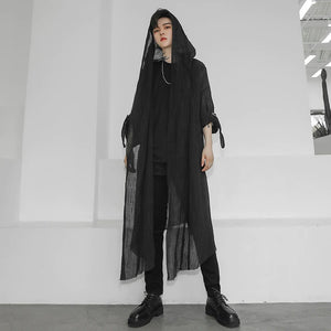 Translucent Techwear Cloak
